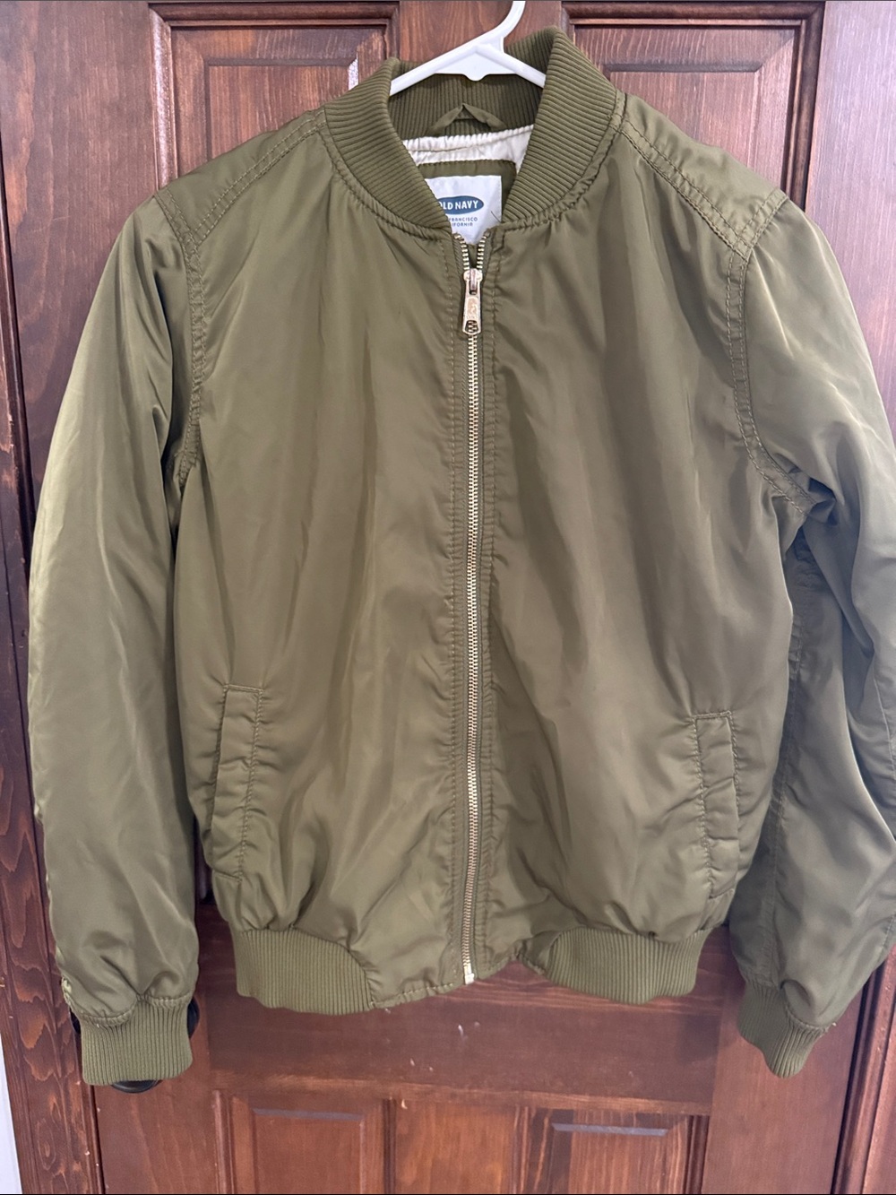 Old Navy Olive Bomber Jacket for women